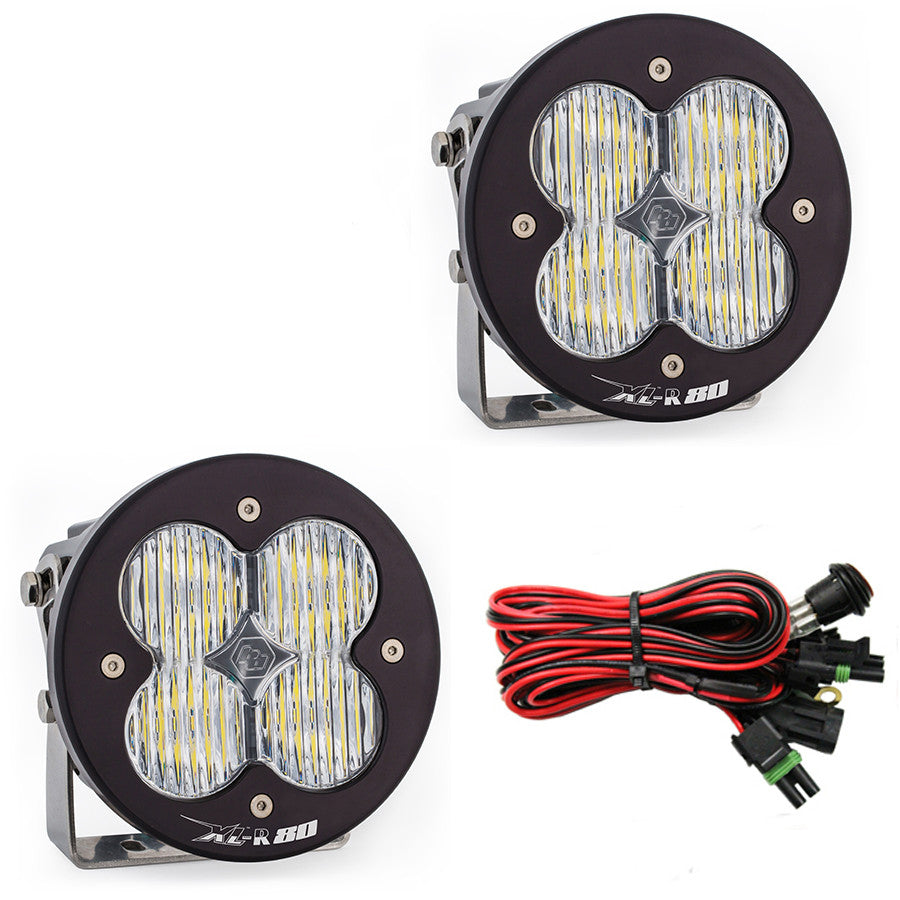 Baja Designs XL-R 80 LED Auxiliary Light Pod Pair | Universal