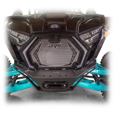 DRT Polaris RZR Pro R /Pro S/Turbo R 2022+ V2.0 Front Winch Bumper Front view close up