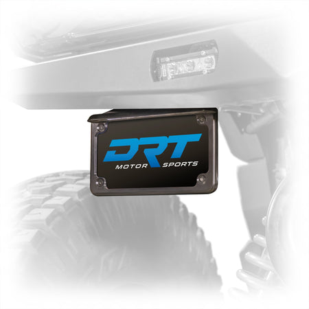 Polaris Xpedition license plate bracket laser-cut steel