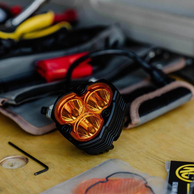 Lentille de faisceau concentré jaune haute performance KC HiLiTES FLEX ERA 3