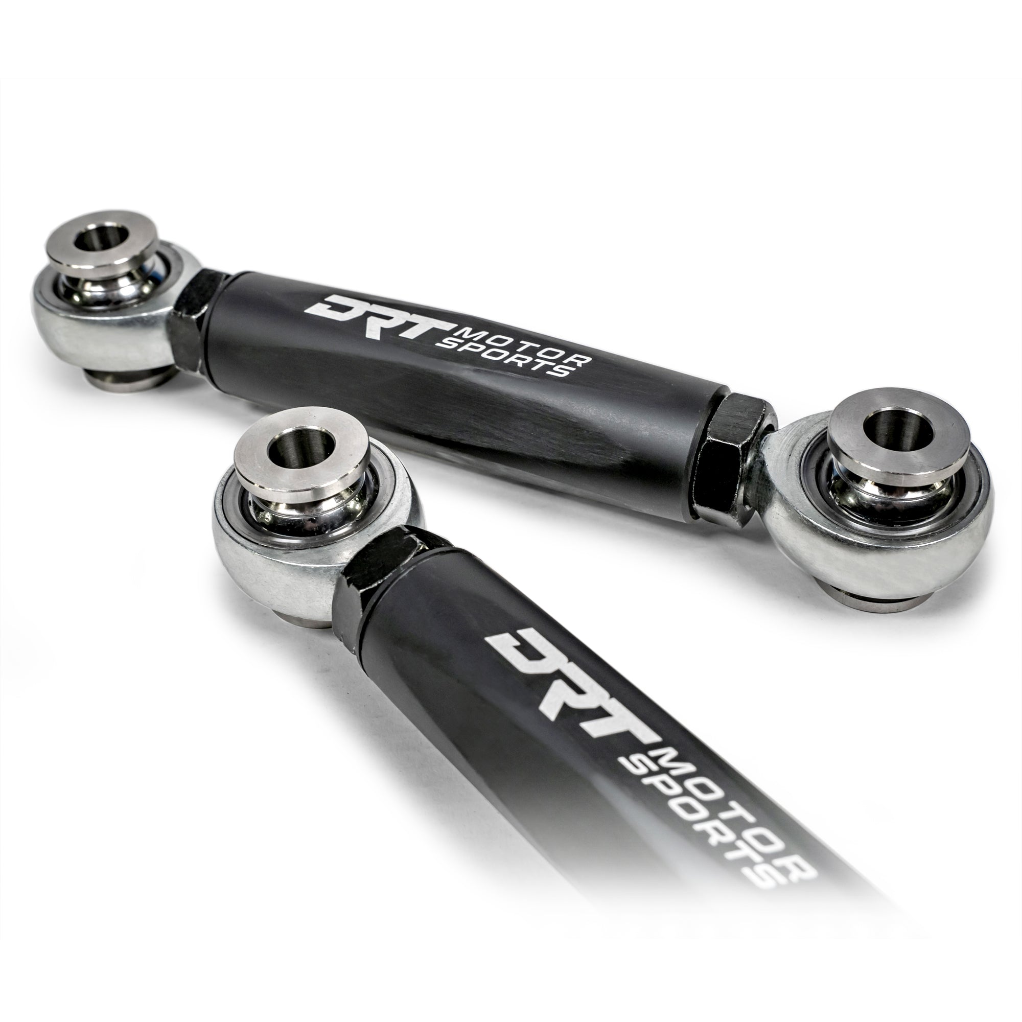 Powder coated link rods and stainless spacers for off-road use