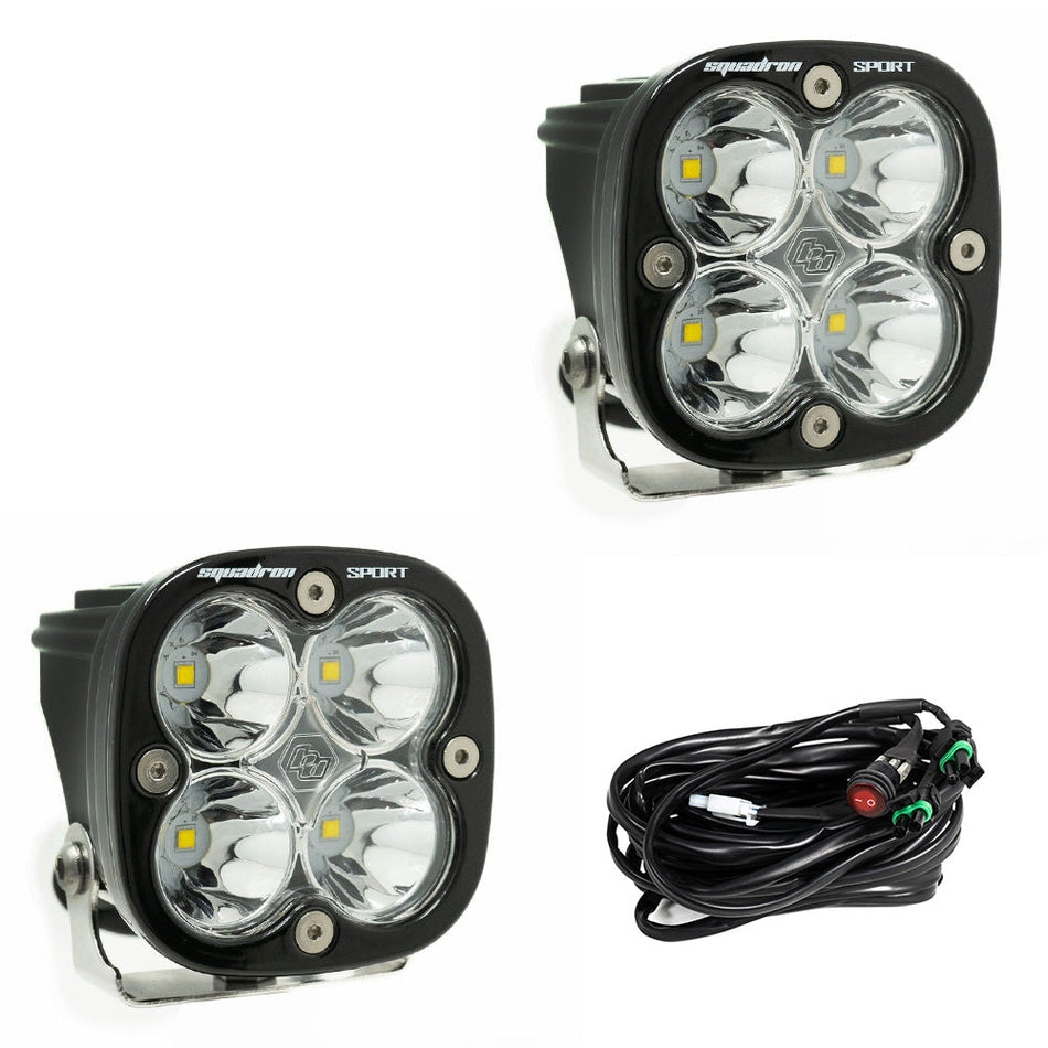 Baja Designs Squadron Sport LED Light Pods | Universal Pair