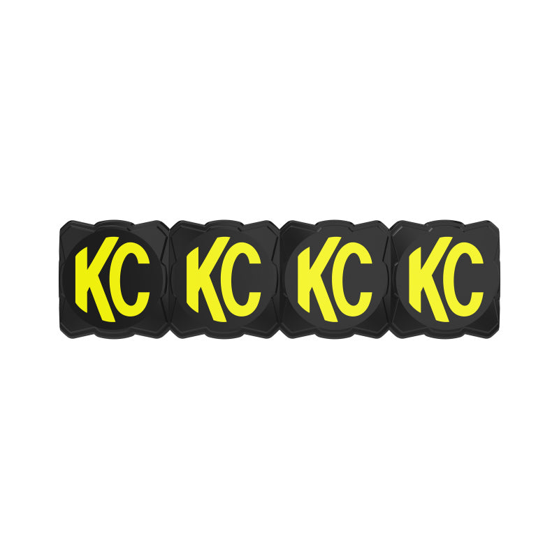 Barre lumineuse LED KC HiLiTES FLEX ERA 10 pouces avec cache-lumière noir (COUVERCLE SEULEMENT)