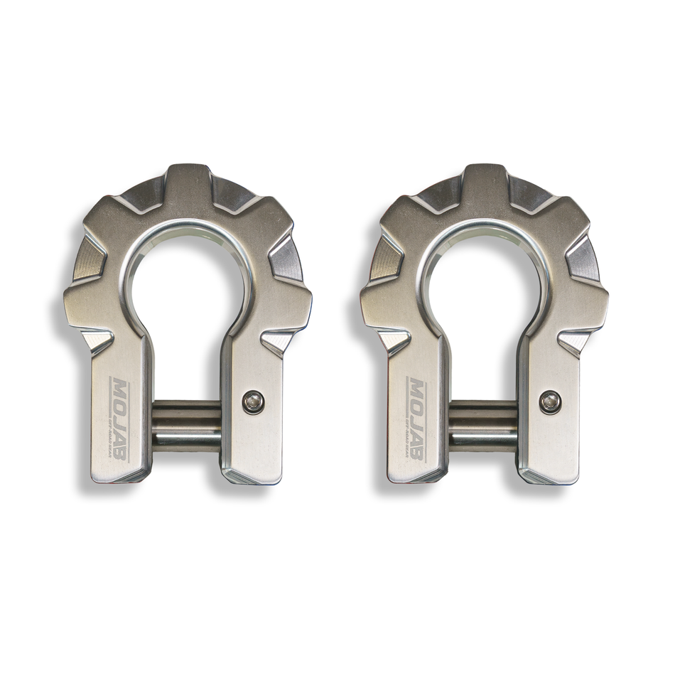 3/4'' Extreme duty Aluminum D-Shackle set (9T) (LIFETIME WARRANTY*)