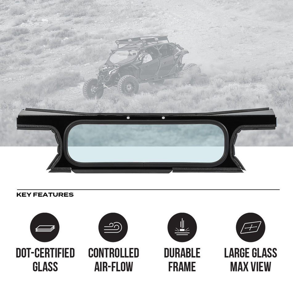 Can-Am Maverick X3 Tinted Rear Windshield
