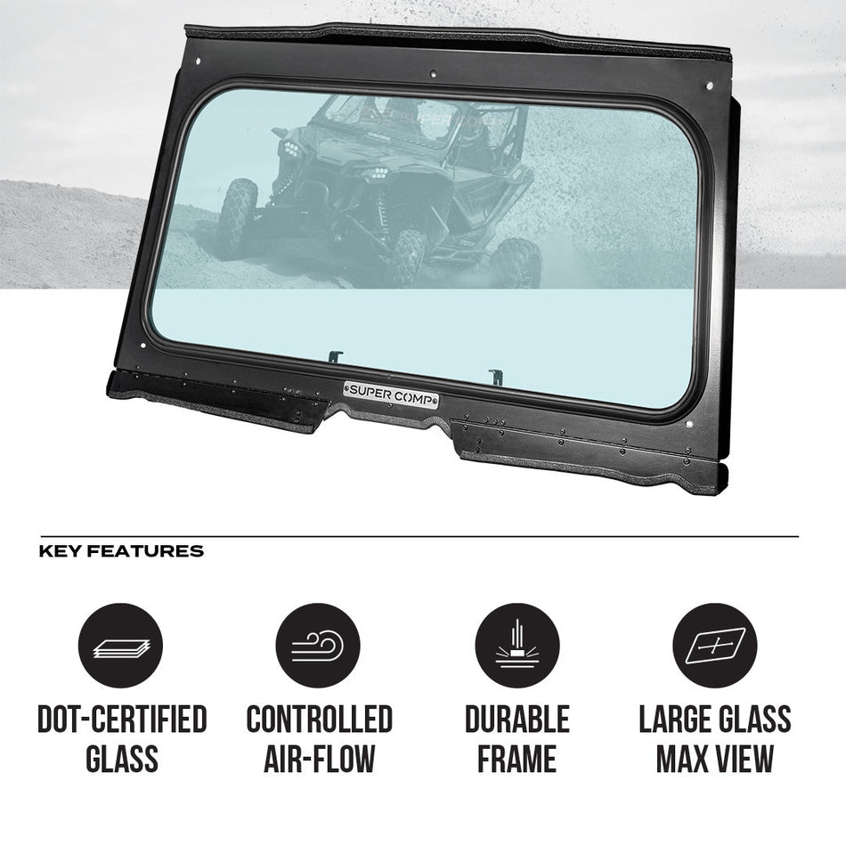 Pare-brise avant en verre pour Honda Talon