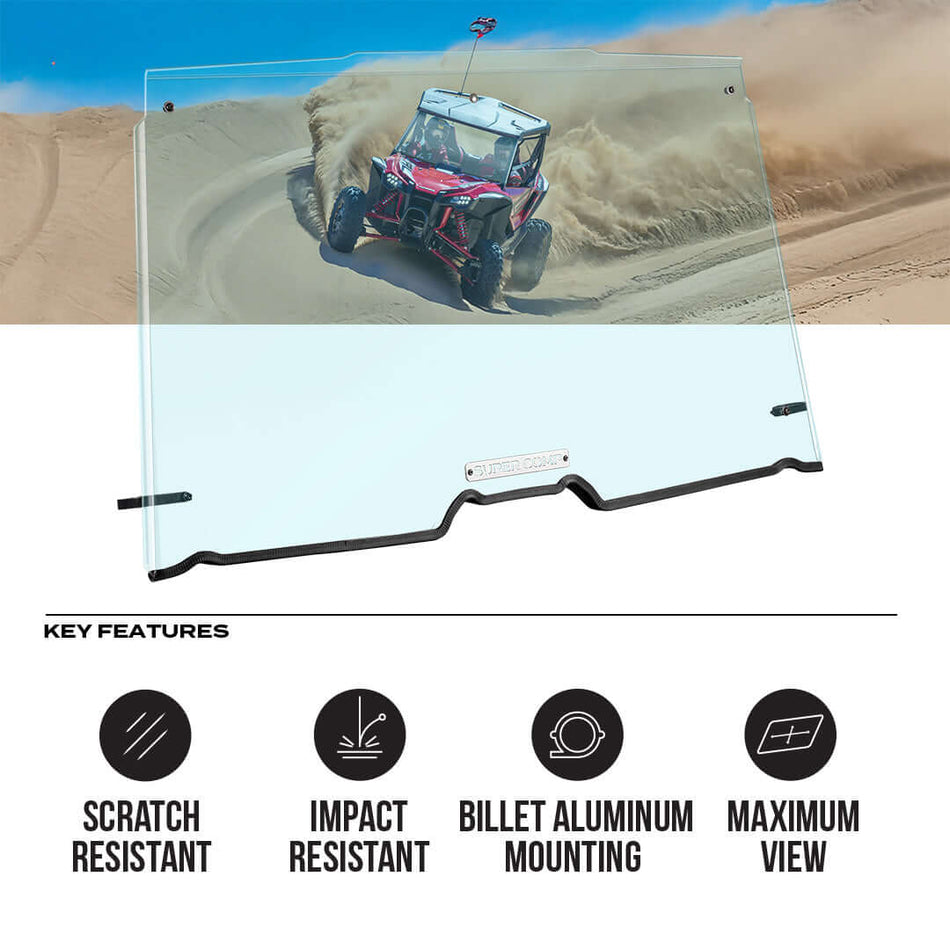 Pare-brise intégral en polycarbonate pour Honda Talon