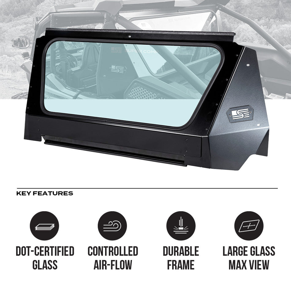 Kawasaki KRX Tinted Rear Windshield