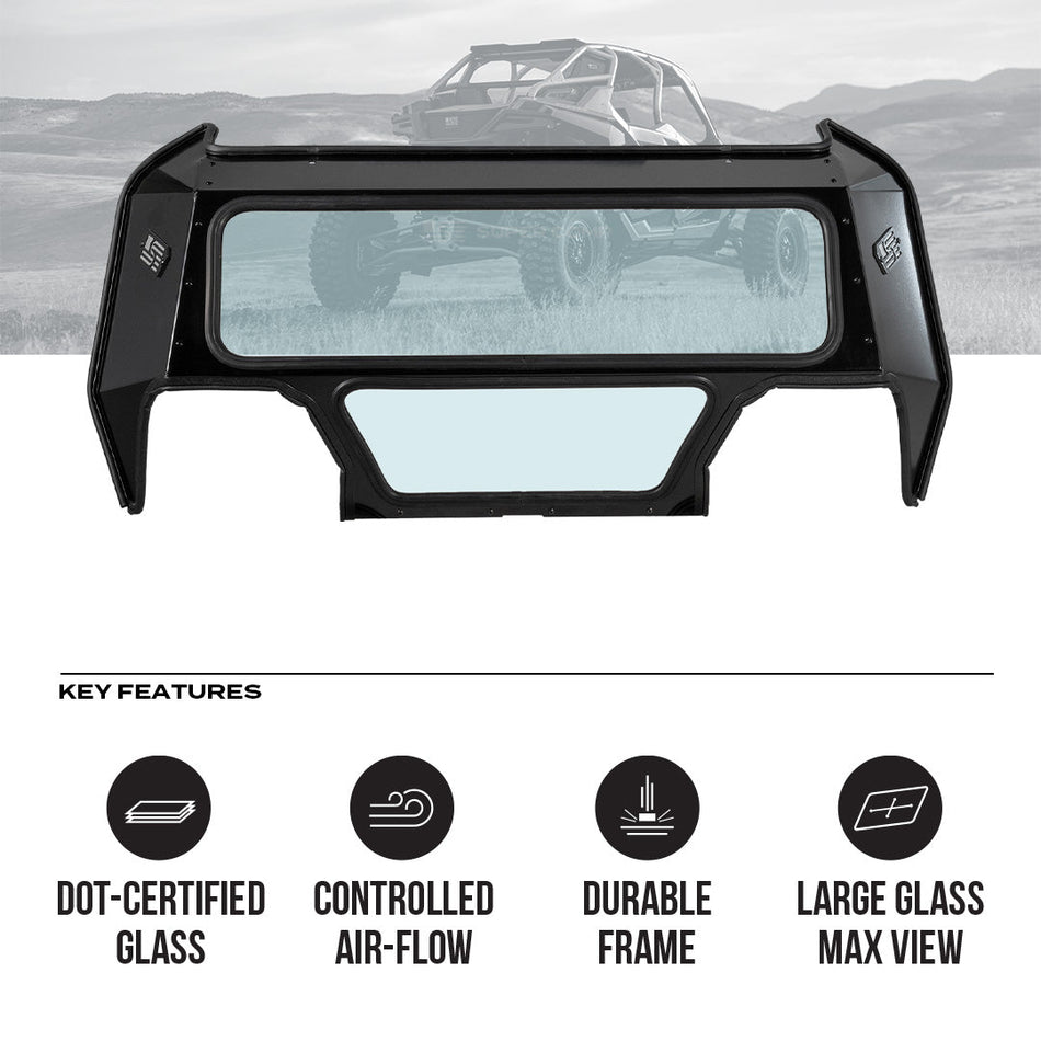 Polaris Pro R Tinted Rear Windshield (2022 - 2024)