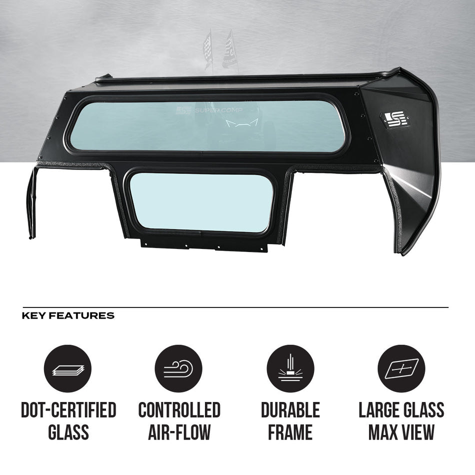 Polaris Pro R Rear Windshield Tinted (2025+)