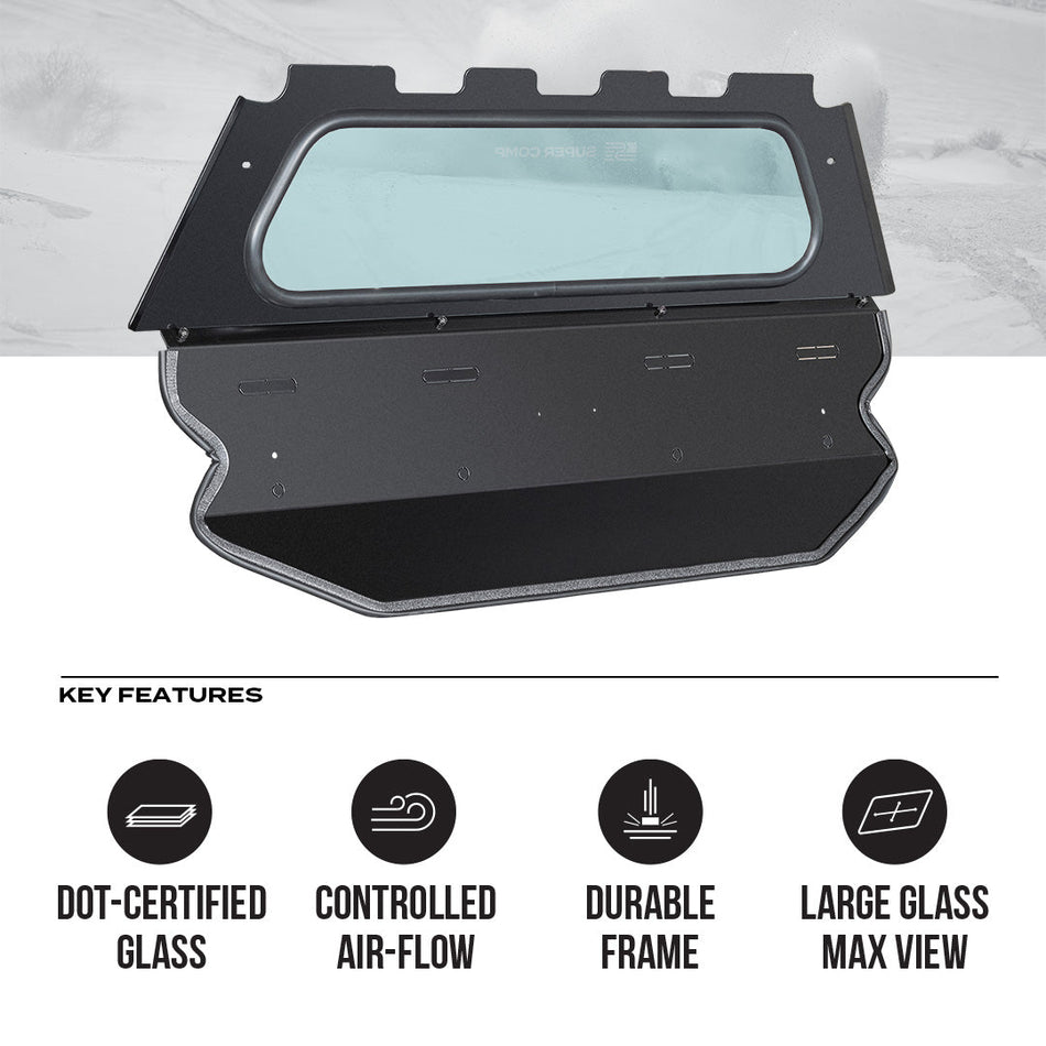 Polaris Trail 900 Rear Tinted Windshield