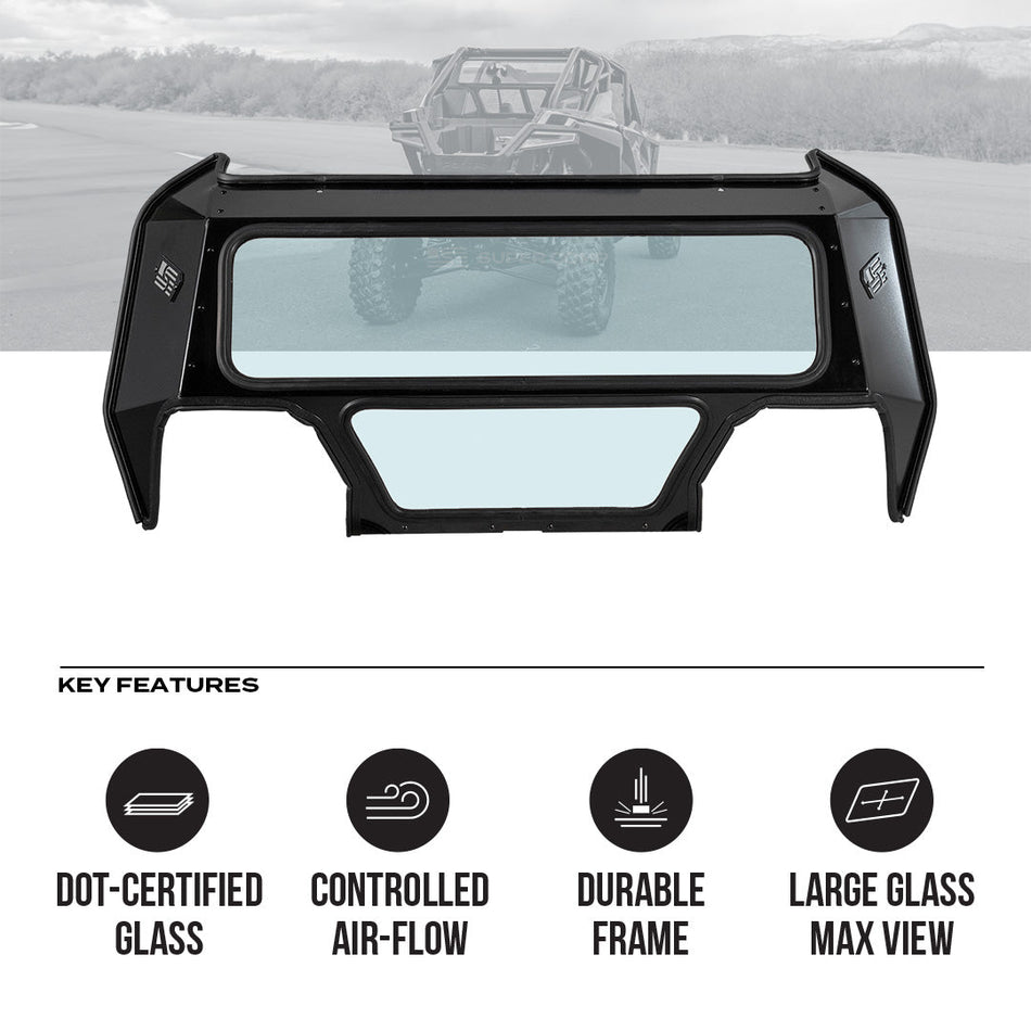 Polaris Turbo R Tinted Rear Windshield