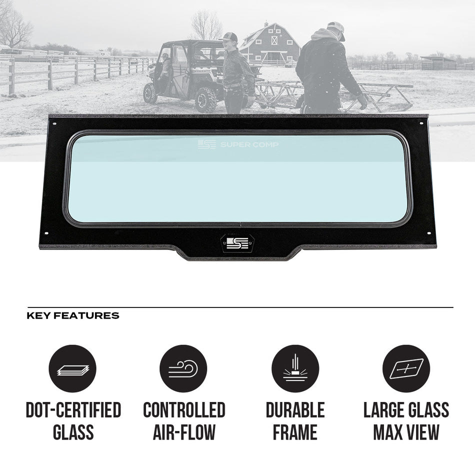 Polaris Ranger Tinted Rear Windshield