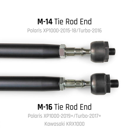 M-14 Tie rod end and M-16 Tie rod end comparison