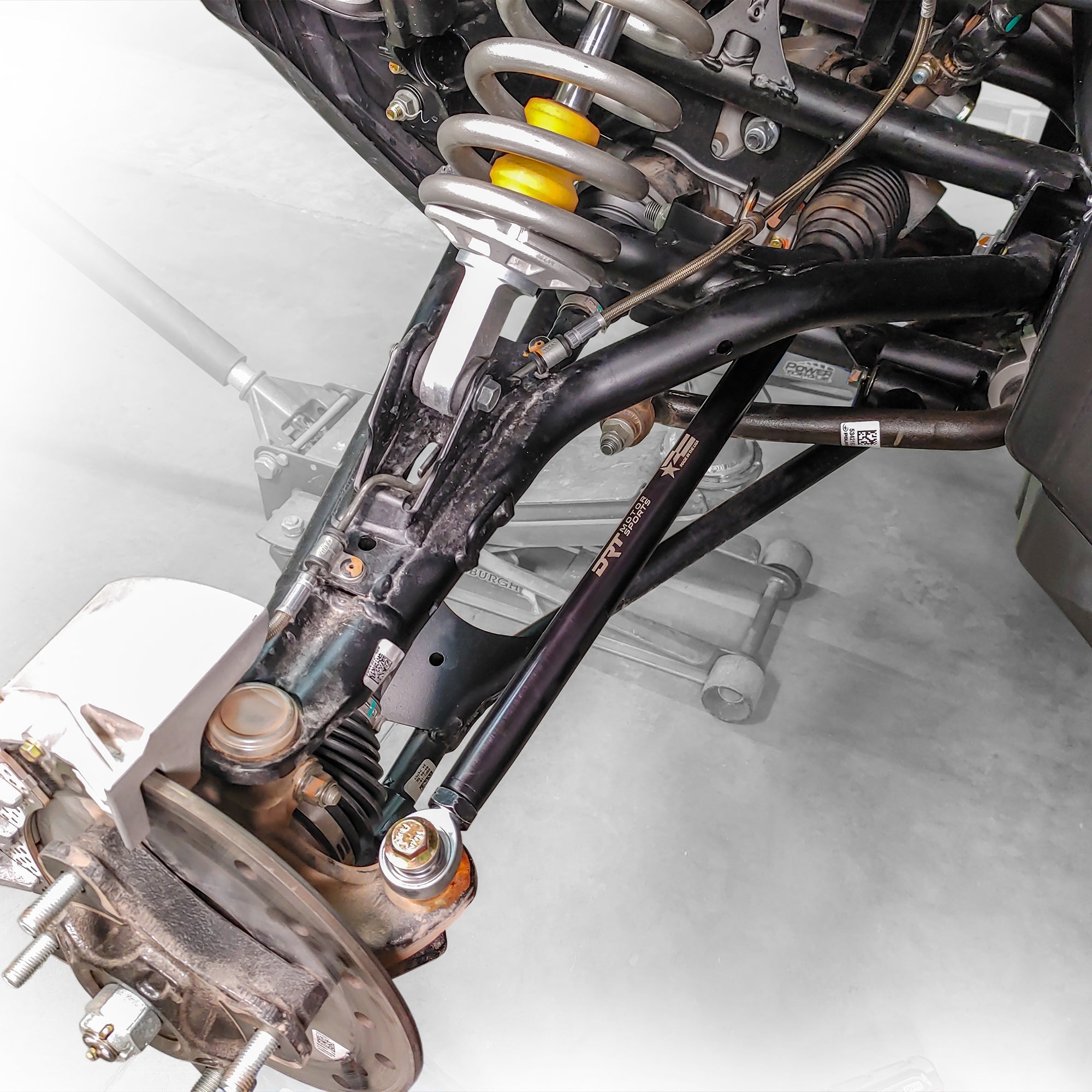 DRT rzr pro xp tie rod kit installed view