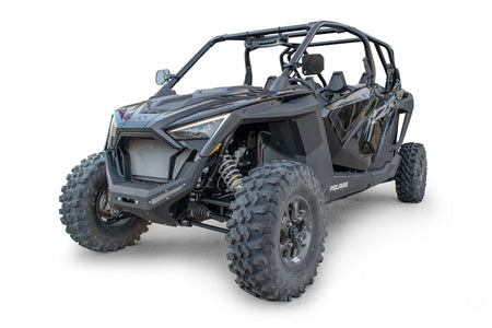 RZR pro xp front winch bumper installed view