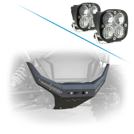 RZR Pro XP 2020-2024 Front Winch Bumper with light options.