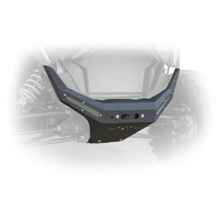 RZR pro xp front winch bumper installed view