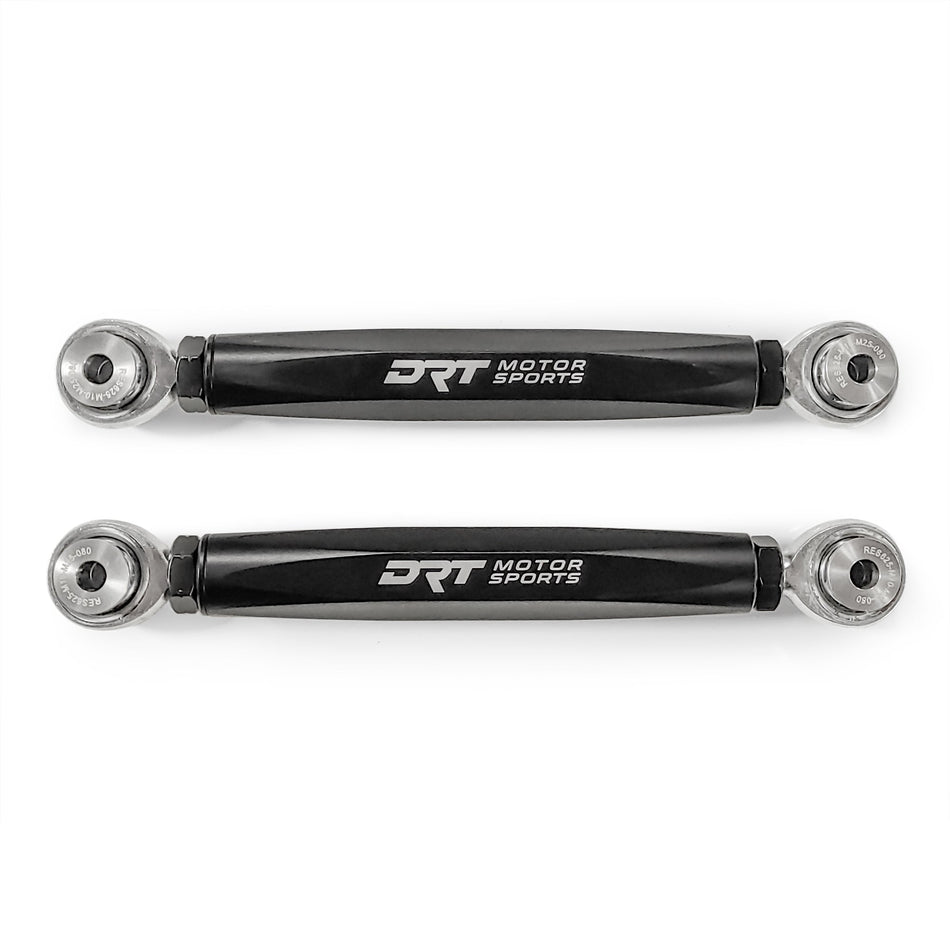 DRT RZR Polaris Pro XP Billet Aluminum Hex Bar Adjustable Sway Bar Link Kit, Rear (M10)