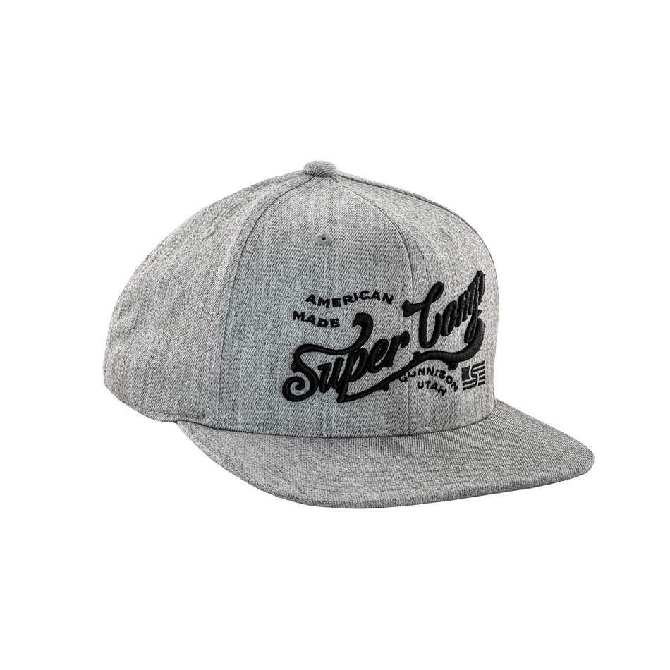 Super Comp Flat Brim Hat – Script Embroidered