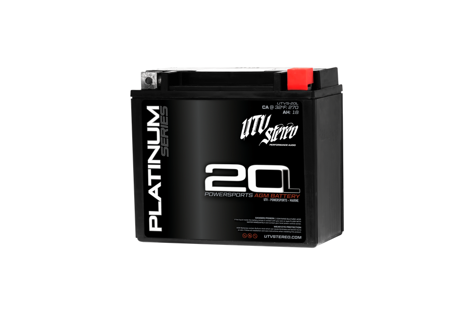 Platinum AGM 20L Battery | UTVS-20L