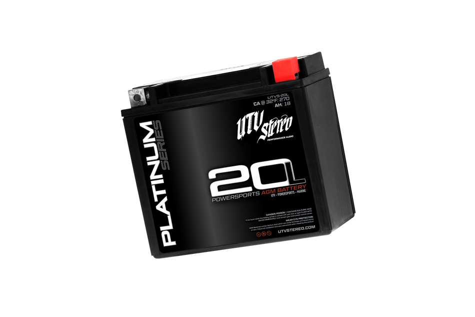 Platinum AGM 20L Battery | UTVS-20L