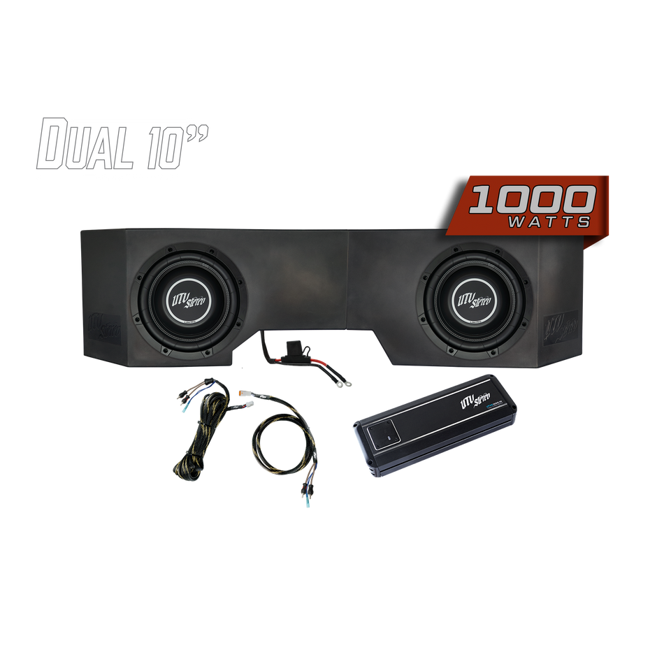 Kit de deux caissons de basses de 10 pouces pour Can-Am® Defender 1000 W | UTVS-DEF-SUB-1000-2