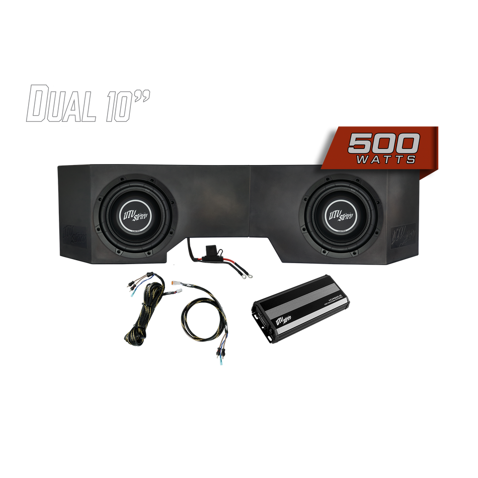 Kit de deux caissons de basses de 10 pouces pour Can-Am® Defender 500 W | UTVS-DEF-SUB-500-2