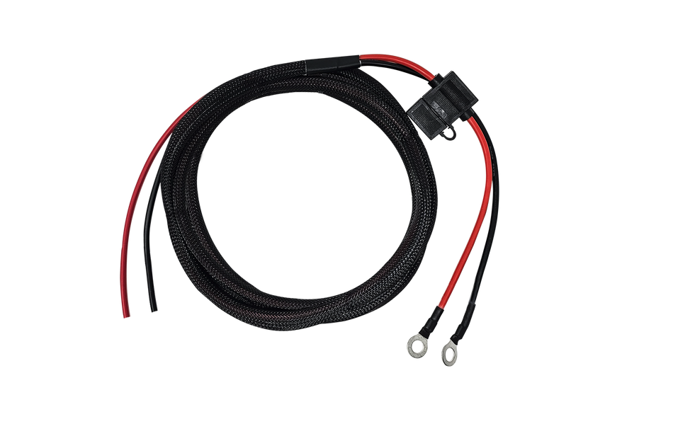 Faisceau d'alimentation pour amplificateur 12AWG - Fusible 40 A | UTVS-HRN-AMP-PWR-12AWG-147