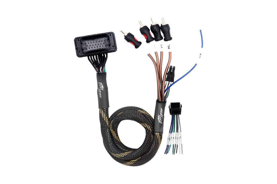 RZR® Pro Series Ride Command Front & Rear RCA Output + Speaker Wire & Remote | UTVS-PRO-RC-RCA-OUT