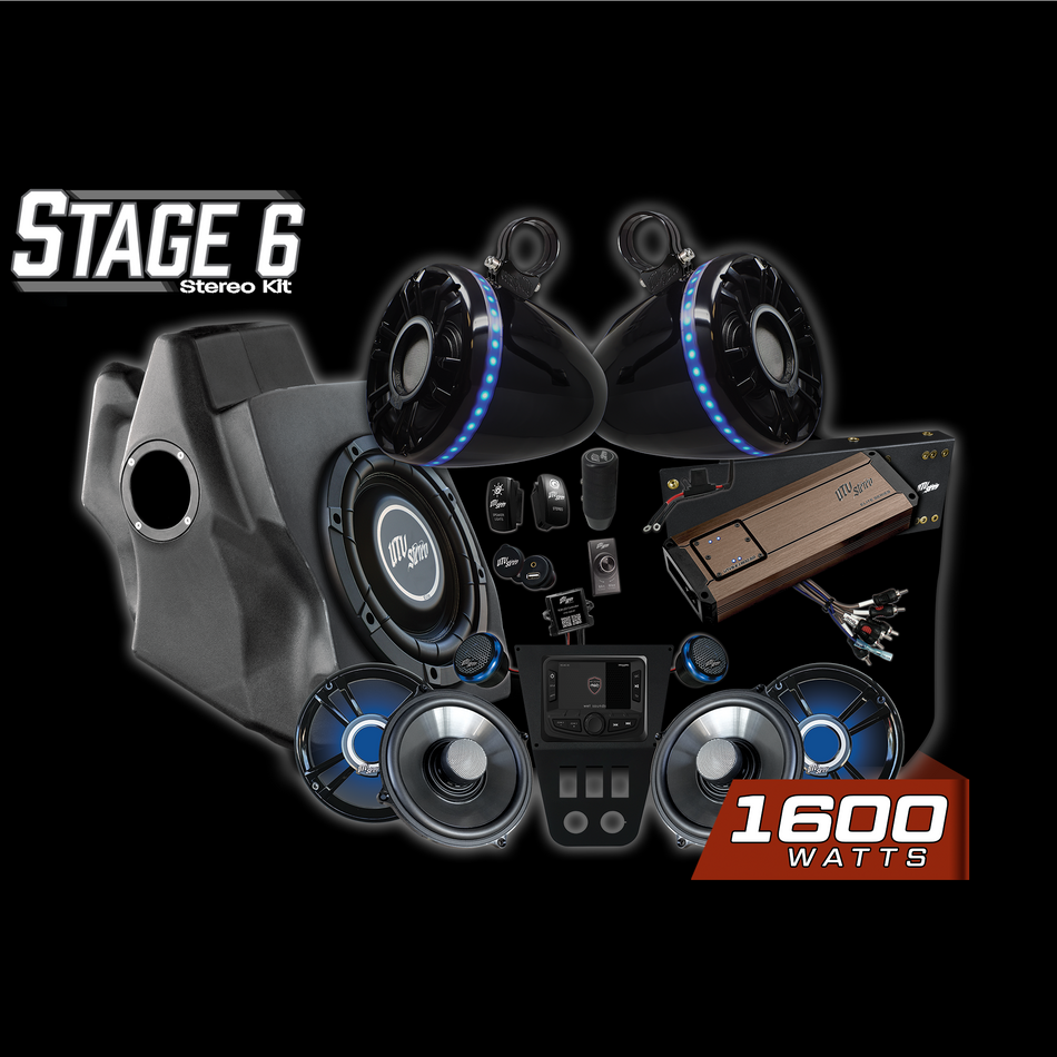 Kit stéréo RZR® Pro Series Elite Stage 6 | UTVS-PRO-S6-E