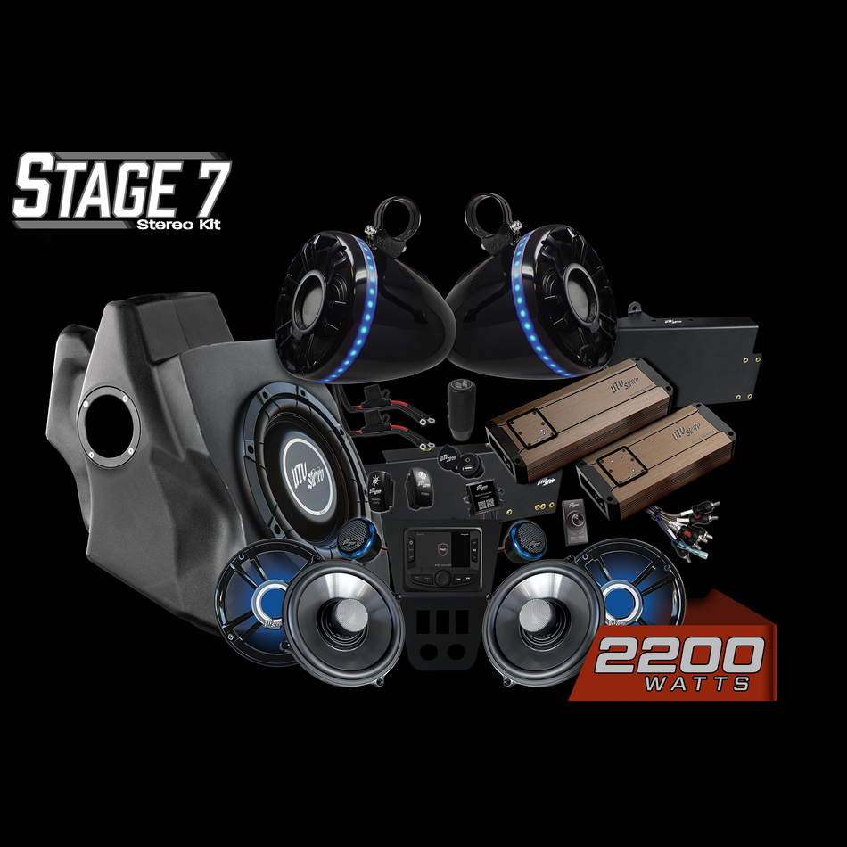 Kit stéréo RZR® Pro Series Elite Stage 7 | UTVS-PRO-S7-E