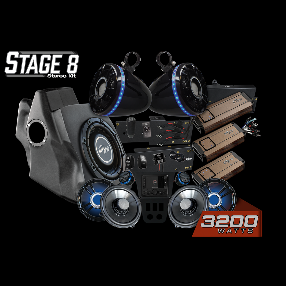 Kit stéréo RZR® Pro Series Elite Stage 8 | UTVS-PRO-S8-E