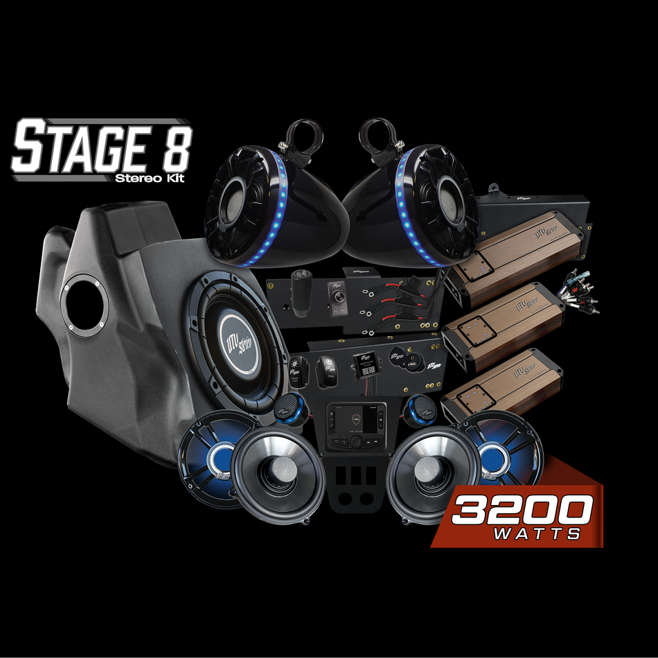 Kit stéréo RZR® Pro Series Elite Stage 8 | UTVS-PRO-S8-E