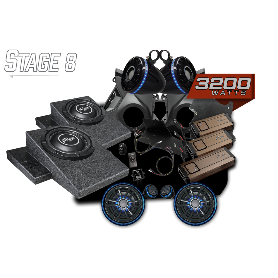Ensemble stéréo Stage 8 de la série Elite Can-Am® Maverick R | UTVS-R-S8-E