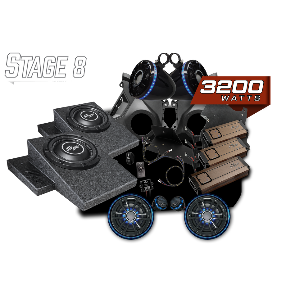 Ensemble stéréo Stage 8 de la série Elite Can-Am® Maverick R | UTVS-R-S8-E