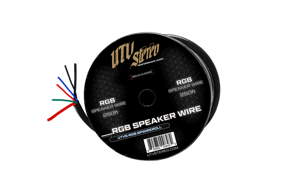 Câble d'enceinte RGB à 6 conducteurs - 15 m | UTVS-RGB-SPWIRE-50