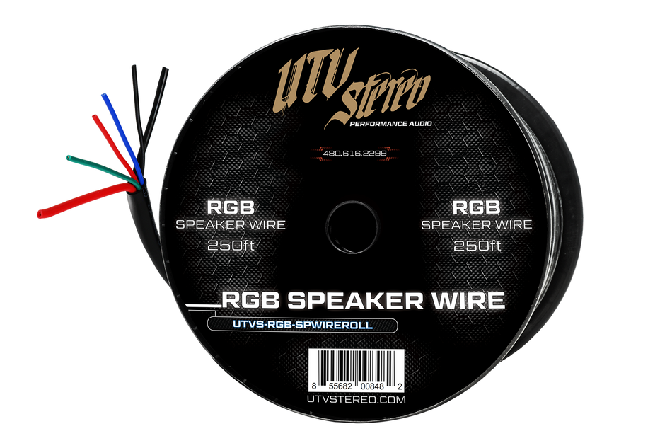 Câble d'enceinte RGB à 6 conducteurs - 15 m | UTVS-RGB-SPWIRE-50