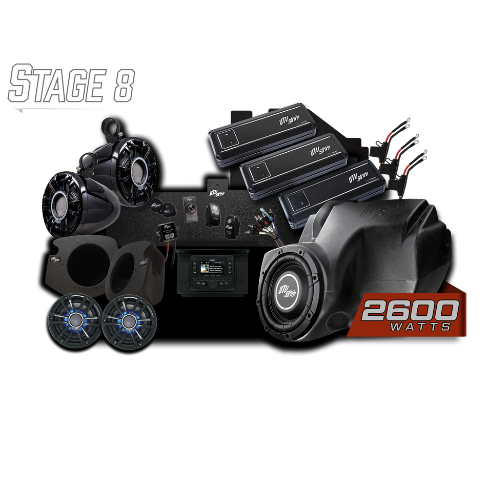 Kit stéréo RZR® Signature Series Stage 8 | UTVS-RZR-S8-S