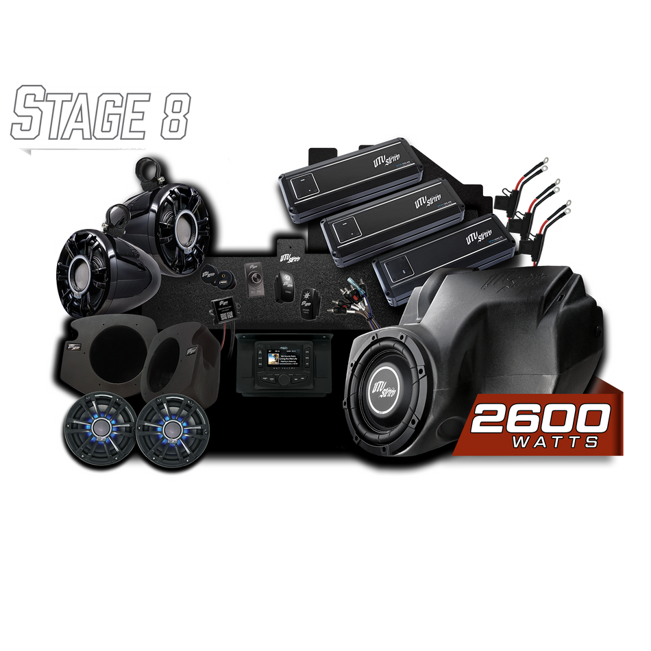 Kit stéréo RZR® Signature Series Stage 8 | UTVS-RZR-S8-S