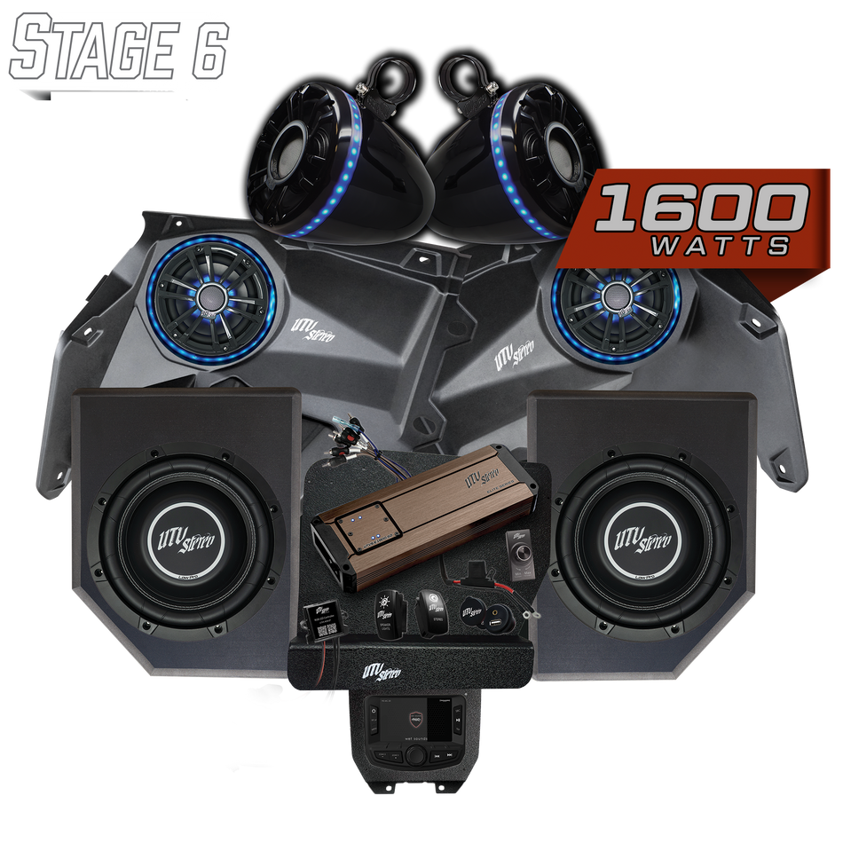 Ensemble stéréo Can-Am® X3 Elite Series Stage 6 | UTVS-X3-S6-E