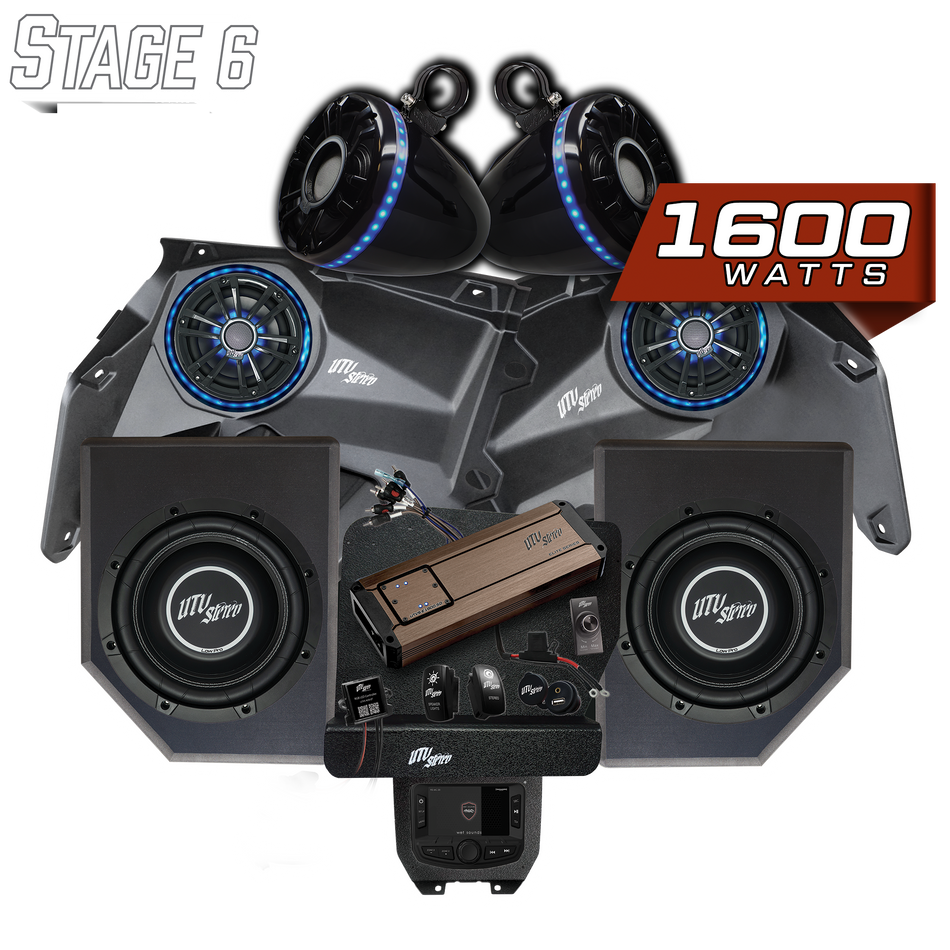 Ensemble stéréo Can-Am® X3 Elite Series Stage 6 | UTVS-X3-S6-E