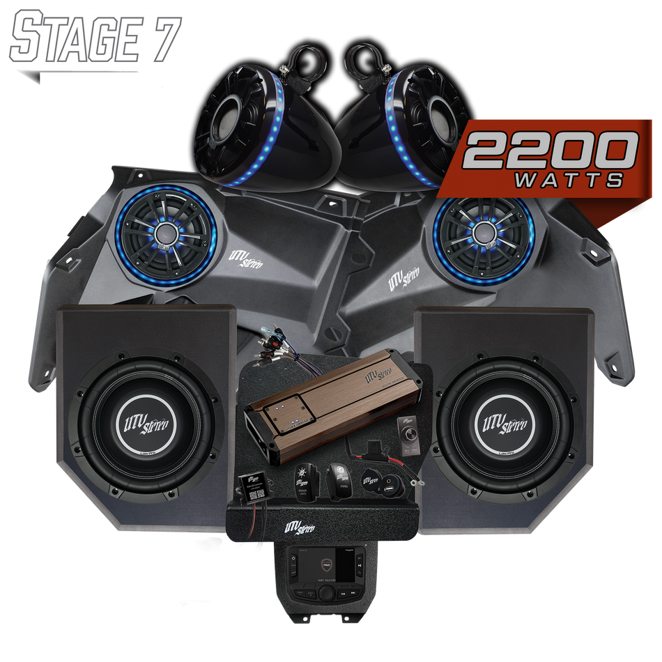 Ensemble stéréo Can-Am® X3 Elite Series Stage 7 | UTVS-X3-S7-E