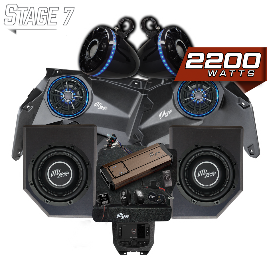 Ensemble stéréo Can-Am® X3 Elite Series Stage 7 | UTVS-X3-S7-E