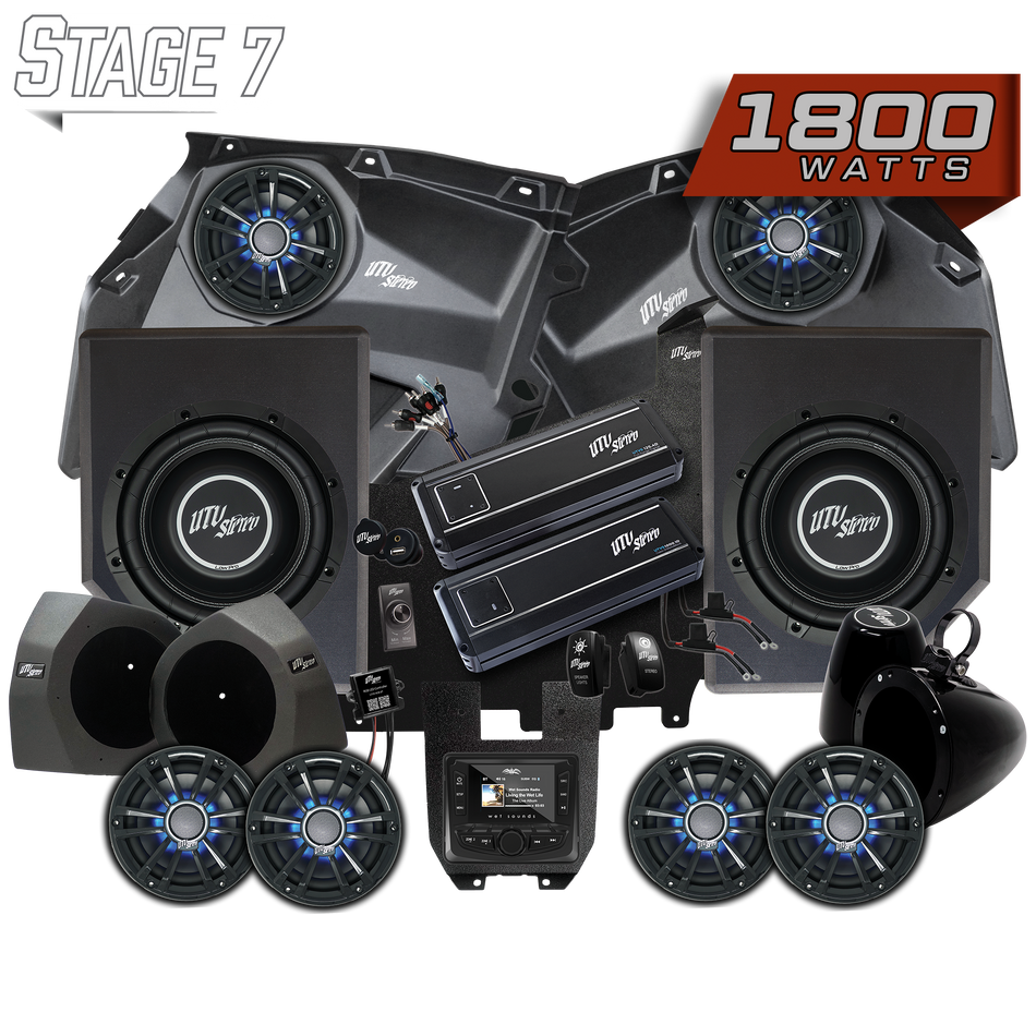 Ensemble stéréo Can-Am® X3 Signature Series Stage 7 | UTVS-X3-S7-S