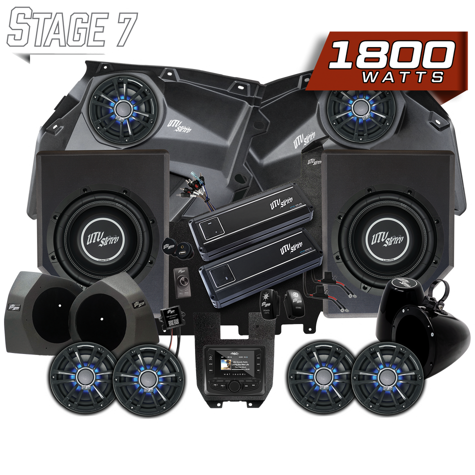 Ensemble stéréo Can-Am® X3 Signature Series Stage 7 | UTVS-X3-S7-S