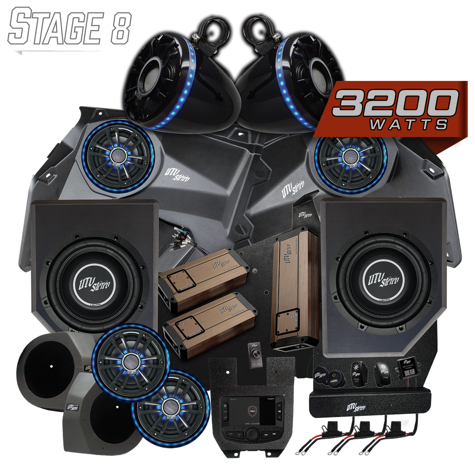 Ensemble stéréo Can-Am® X3 Elite Series Stage 8 | UTVS-X3-S8-E
