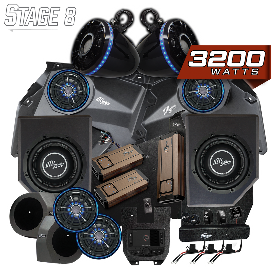 Ensemble stéréo Can-Am® X3 Elite Series Stage 8 | UTVS-X3-S8-E