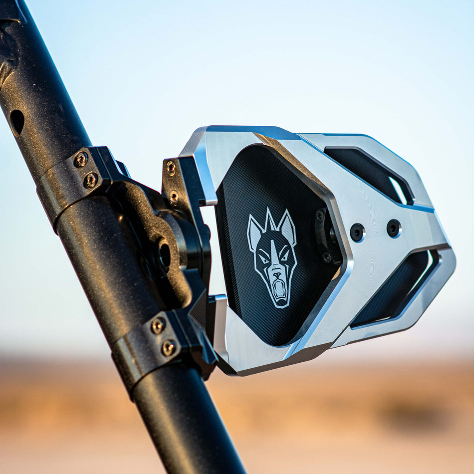 Cuero Race UTV Side Mirrors w/ Pod Light Mounts
