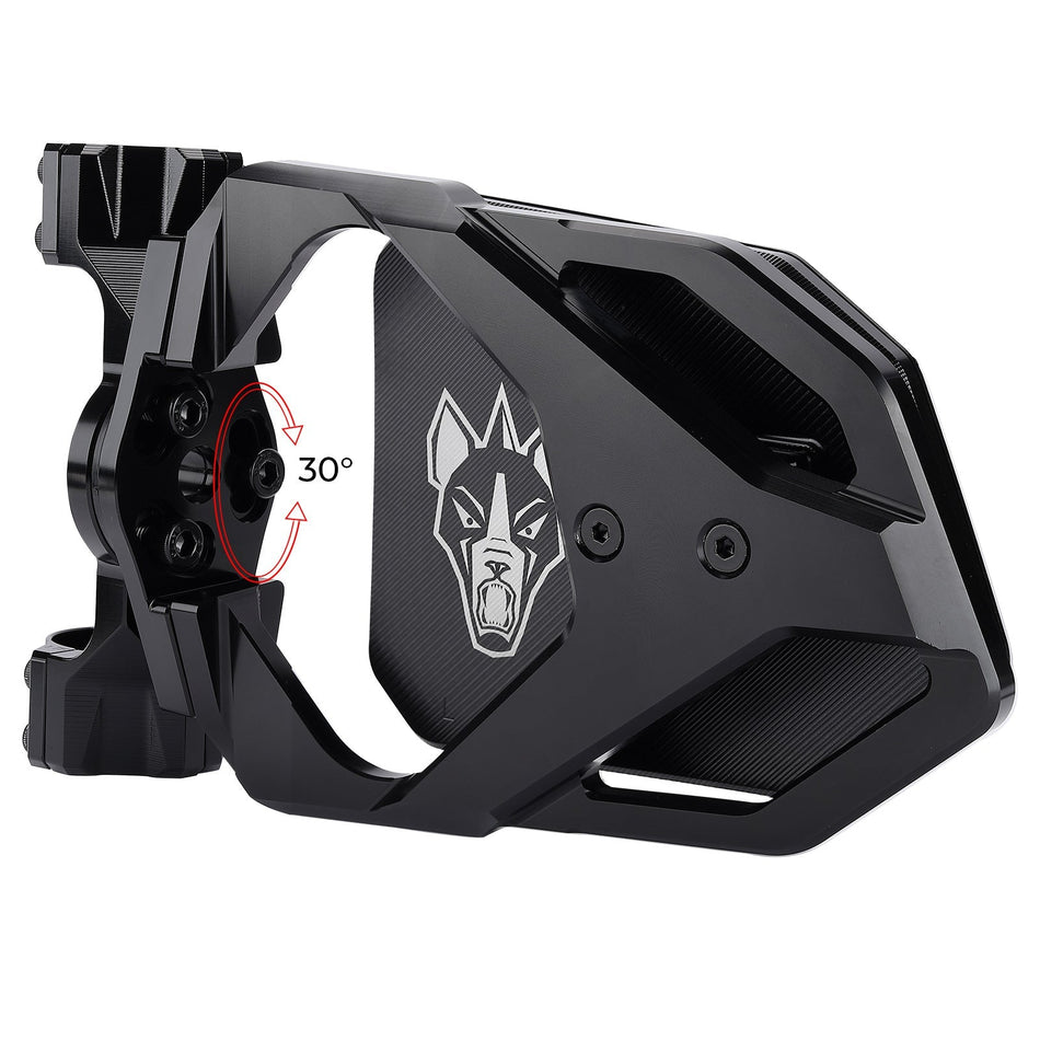 Cuero Race UTV Side Mirrors w/ Pod Light Mounts